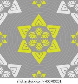 Seamless ornament pattern vector tile for multipurpose use in design