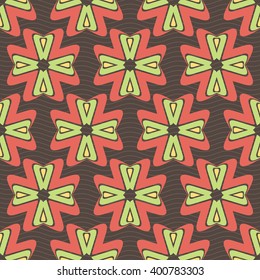 Seamless ornament pattern vector tile for multipurpose use in design