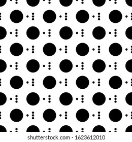 Сircles seamless ornament. Polka dot pattern. Dots image. Tribal backdrop. Rounds background. Dotted motif. Geometric vector. Digital paper, folk web design, abstract wallpaper, ethnic textile print.