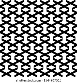 Seamless ornament. Polygons motif. Geometric background. Simple shapes backdrop. Ethnic image. Geometrical wallpaper. Rhombuses, figures pattern. Digital paper, textile print, abstract. Vector