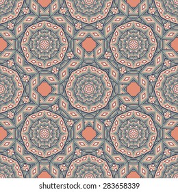 seamless ornament retro decorative pattern  - vector  illustration.