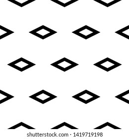 Seamless ornament. Rhombuses pattern. Diamonds backdrop. Lozenges wallpaper. Ethnic motif. Geometric background. Digital paper, textile print, web design, abstract.