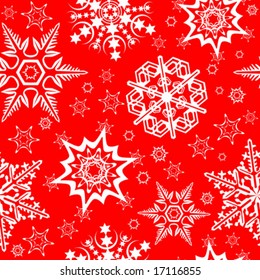 ornamento transparente con copos de nieve
