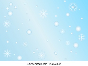 seamless ornament with snowflakes