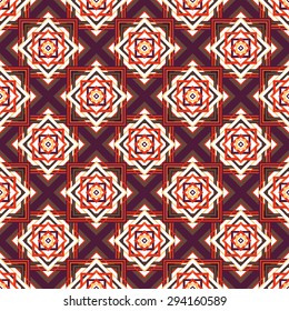 seamless  ornament squares on a diagonal - vector illustration