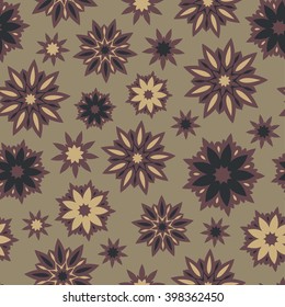 Seamless ornament in style Boho