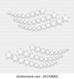 Seamless ornament. The template for the background, made of small stars and large stars