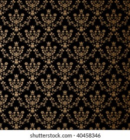 Seamless ornament textile - vector