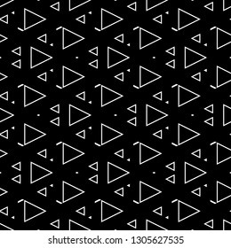 Seamless ornament. Triangles, rhombuses, trapeziums, polygons pattern. Geometrical figures wallpaper.Shapes backdrop. Geometric background. Digital paper, abstract.