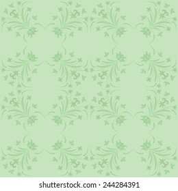 Seamless ornament vector pattern for disign