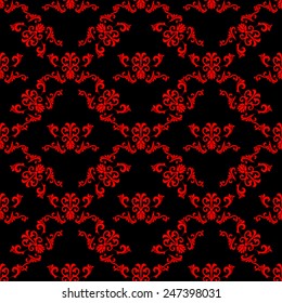 Seamless ornament vector pattern for disign