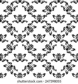 Seamless ornament vector pattern for disign