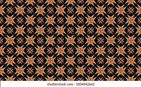 seamless ornamental batik pattern suitable for backdrop and wallpaper