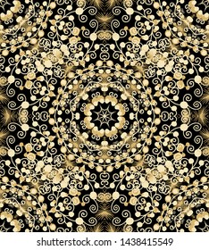 Seamless ornamental chaotic vector texture
