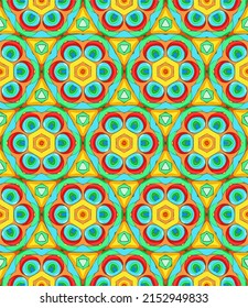 Diseño ornamental sin inconveniente. Antecedentes abstractos. Patrón vectorial. 