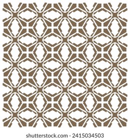 Seamless ornamental elegant geometric patterns. Textile ornament