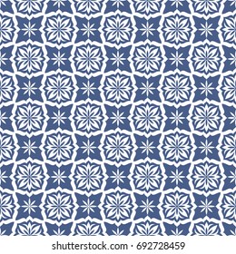 seamless ornamental floral pattern vector illustration