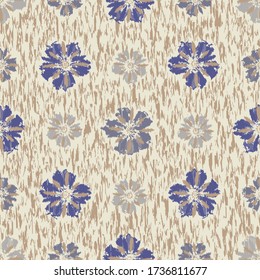 Seamless ornamental flower image abstract pattern.
