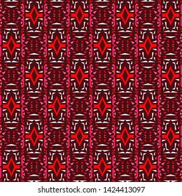seamless ornamental geometric pattern abstract background for carpet, wrapping, textile or print