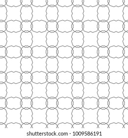 Seamless ornamental geometric vector pattern