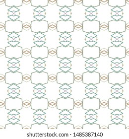 Seamless ornamental geometric vector pattern