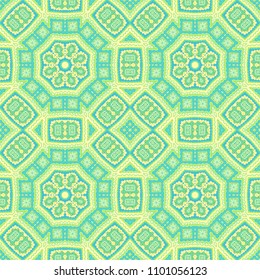 Seamless ornamental geometric vector texture