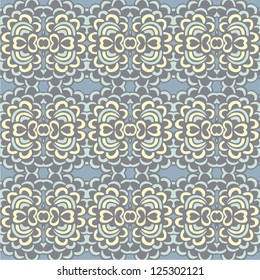 Seamless ornamental lace  pattern