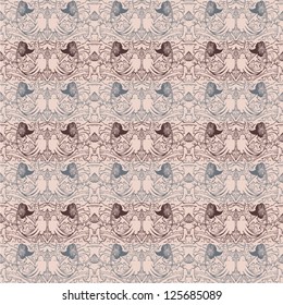 Seamless ornamental lace  pattern