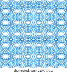 Seamless ornamental laced blue  vector texture 