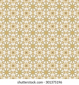 Seamless ornamental laced pattern