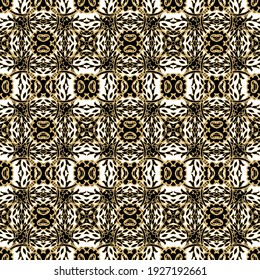 Textura vectorial lacada ornamental sin foco con rosette ornamental sobre fondo blanco