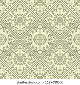 seamless ornamental light color pattern