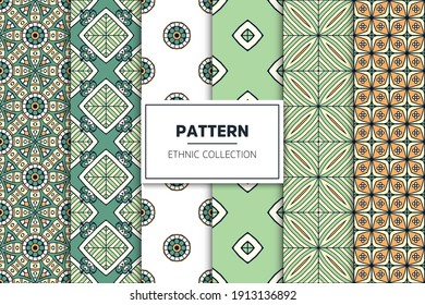 seamless ornamental mandala design background