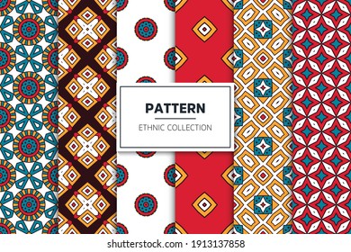 seamless ornamental mandala design background