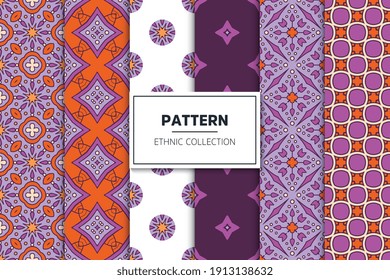 seamless ornamental mandala design background