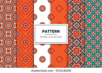seamless ornamental mandala design background