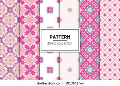 seamless ornamental mandala design background