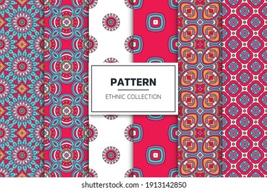 seamless ornamental mandala design background
