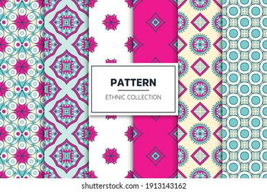 seamless ornamental mandala design background