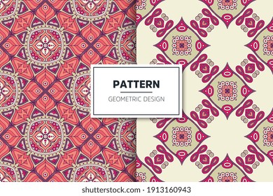 nahtloser mandalischer Designhintergrund