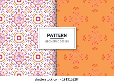 seamless ornamental mandala design background