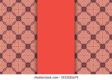 seamless ornamental mandala design background
