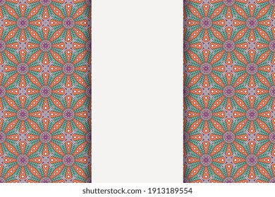 nahtloser mandalischer Designhintergrund