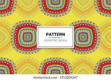 fondo de diseño de mandala ornamental transparente