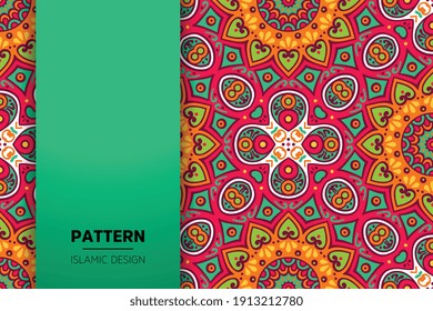 fondo de diseño de mandala ornamental transparente