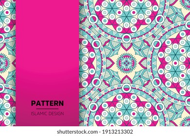 fondo de diseño de mandala ornamental transparente