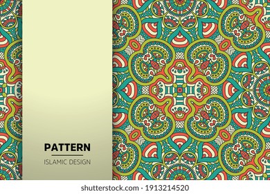 fondo de diseño de mandala ornamental transparente