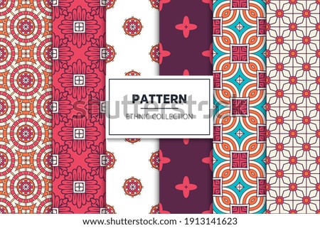 seamless ornamental mandala design background