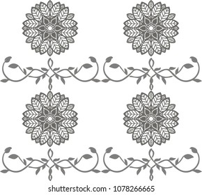 seamless ornamental pattern