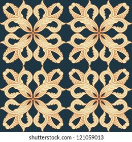Seamless ornamental pattern